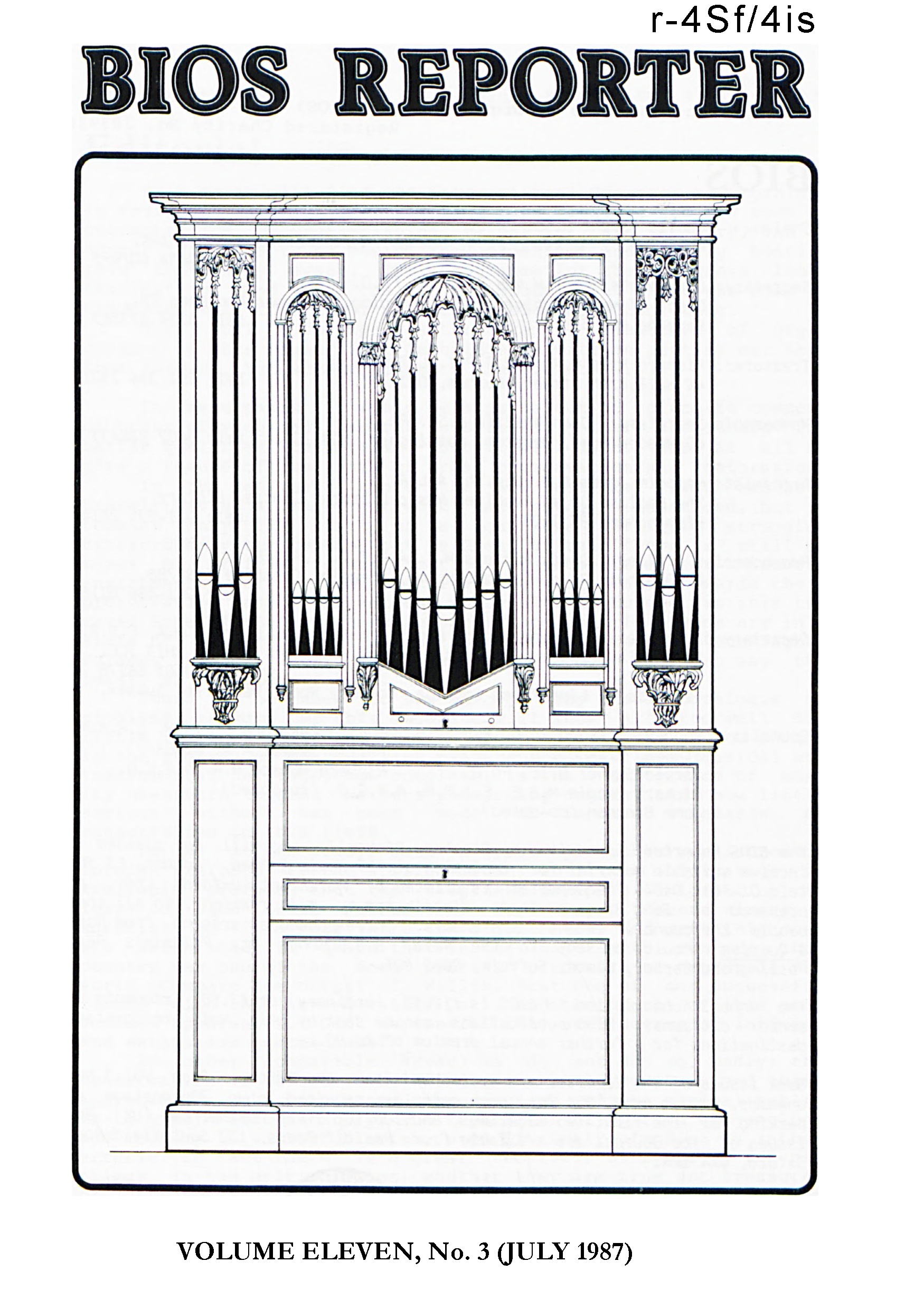 BIOS Reporter – Volume 11, No.3 – July 1987