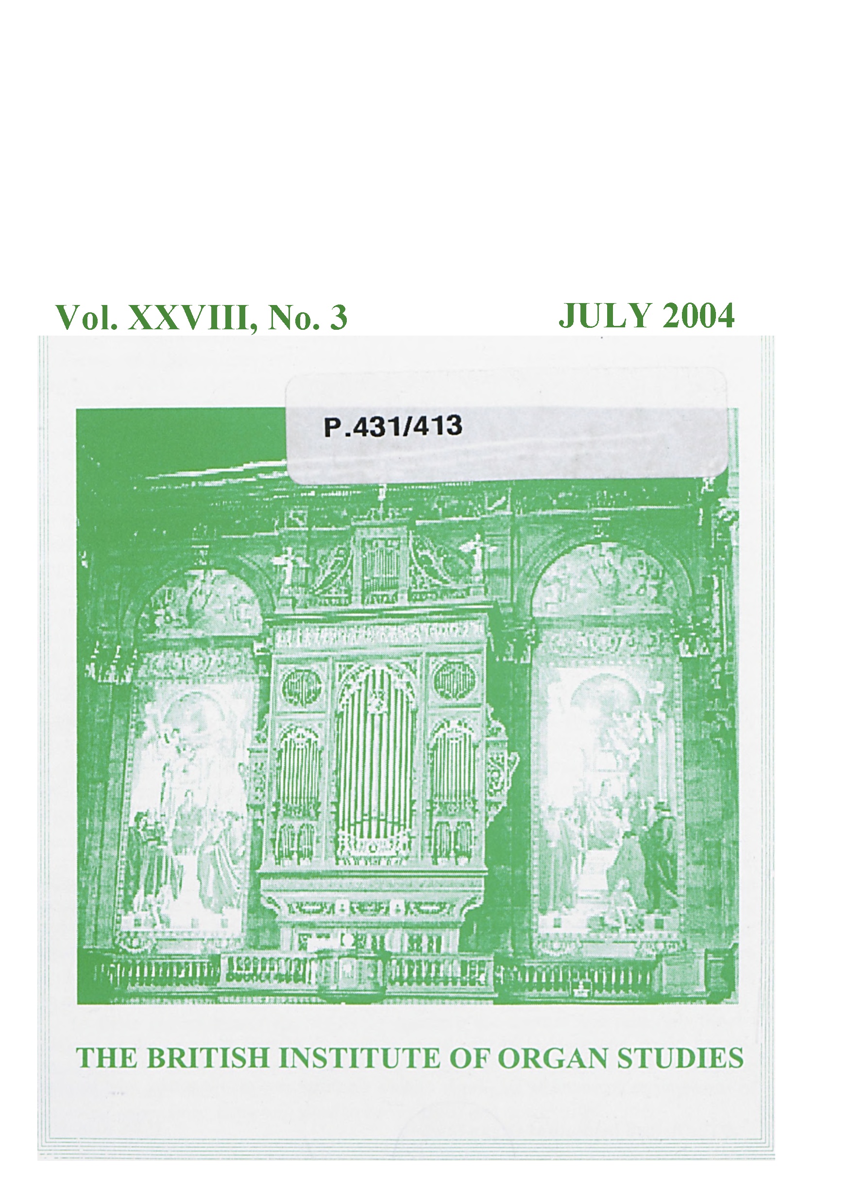 BIOS Reporter – Volume 28, No.3 – July 2004