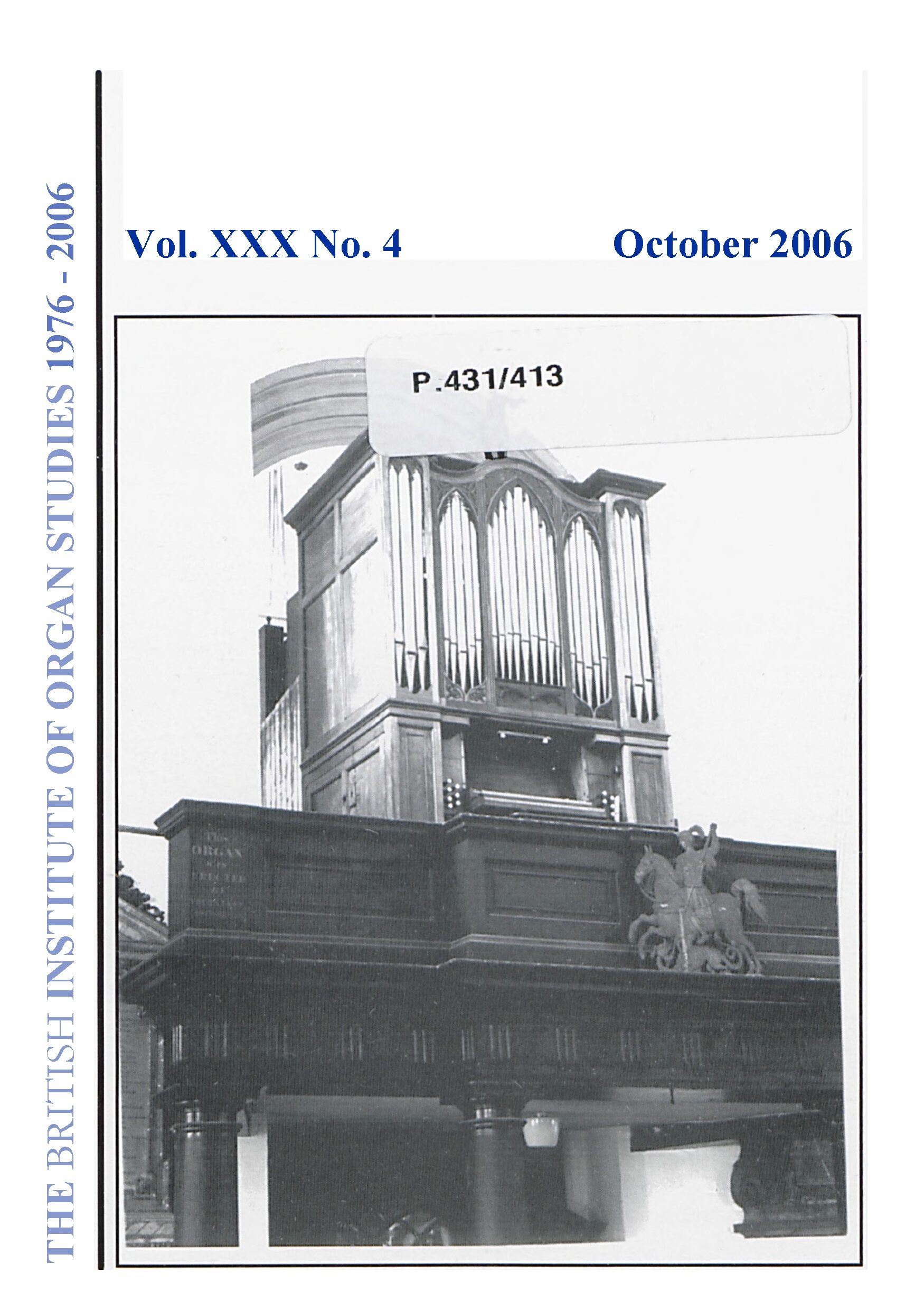 BIOS Reporter – Volume 30, No.4 – October 2006