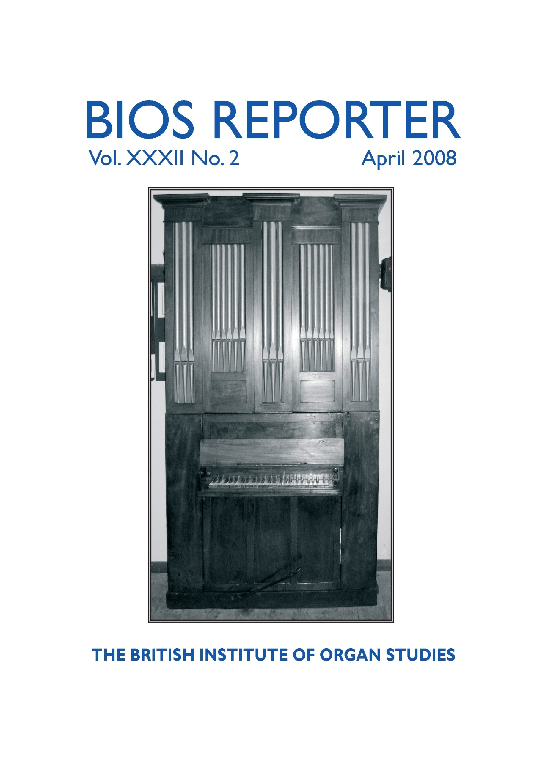 BIOS Reporter – Volume 32, No.2 – April 2008