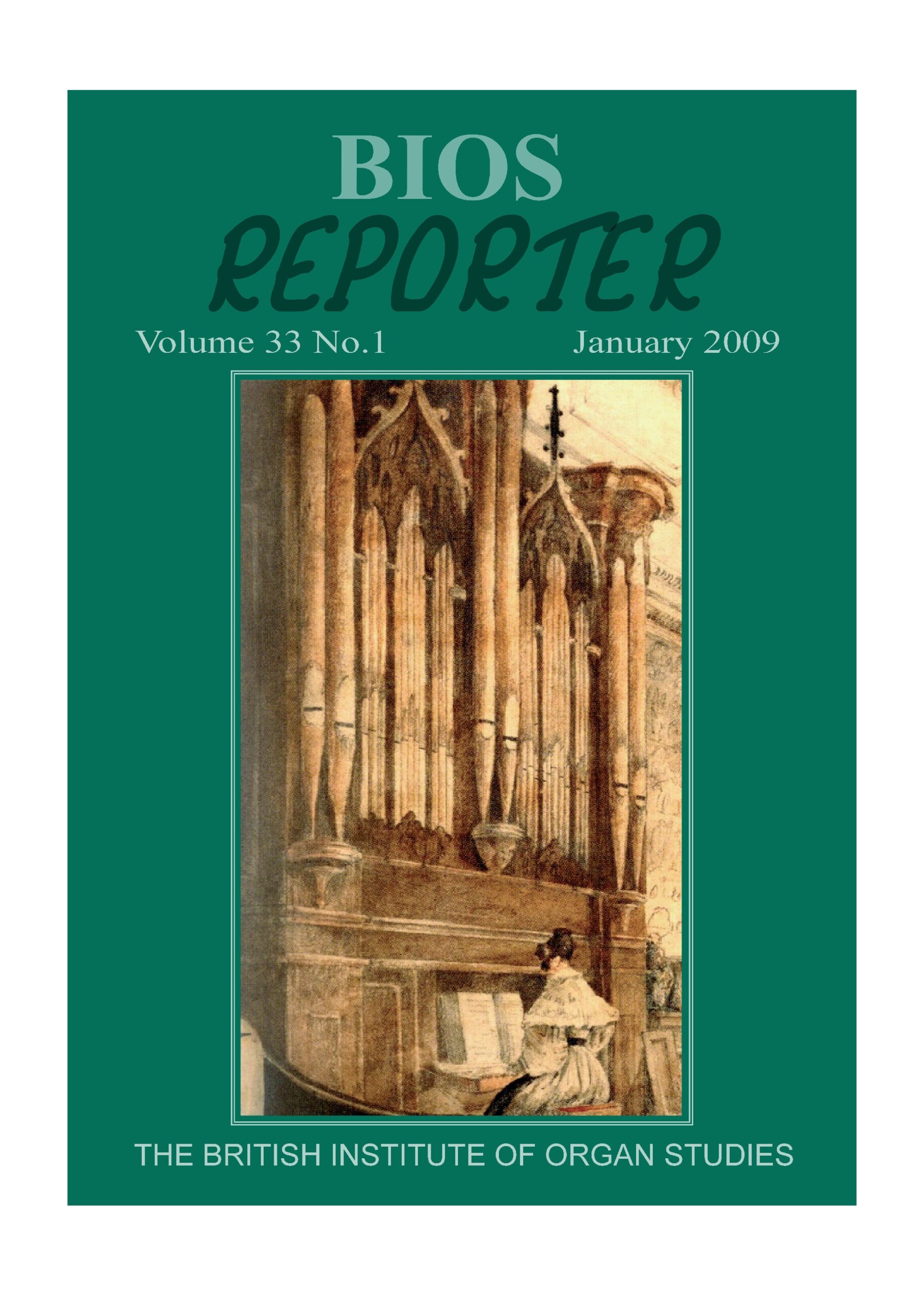 BIOS Reporter – Volume 33, No.1 – January 2009