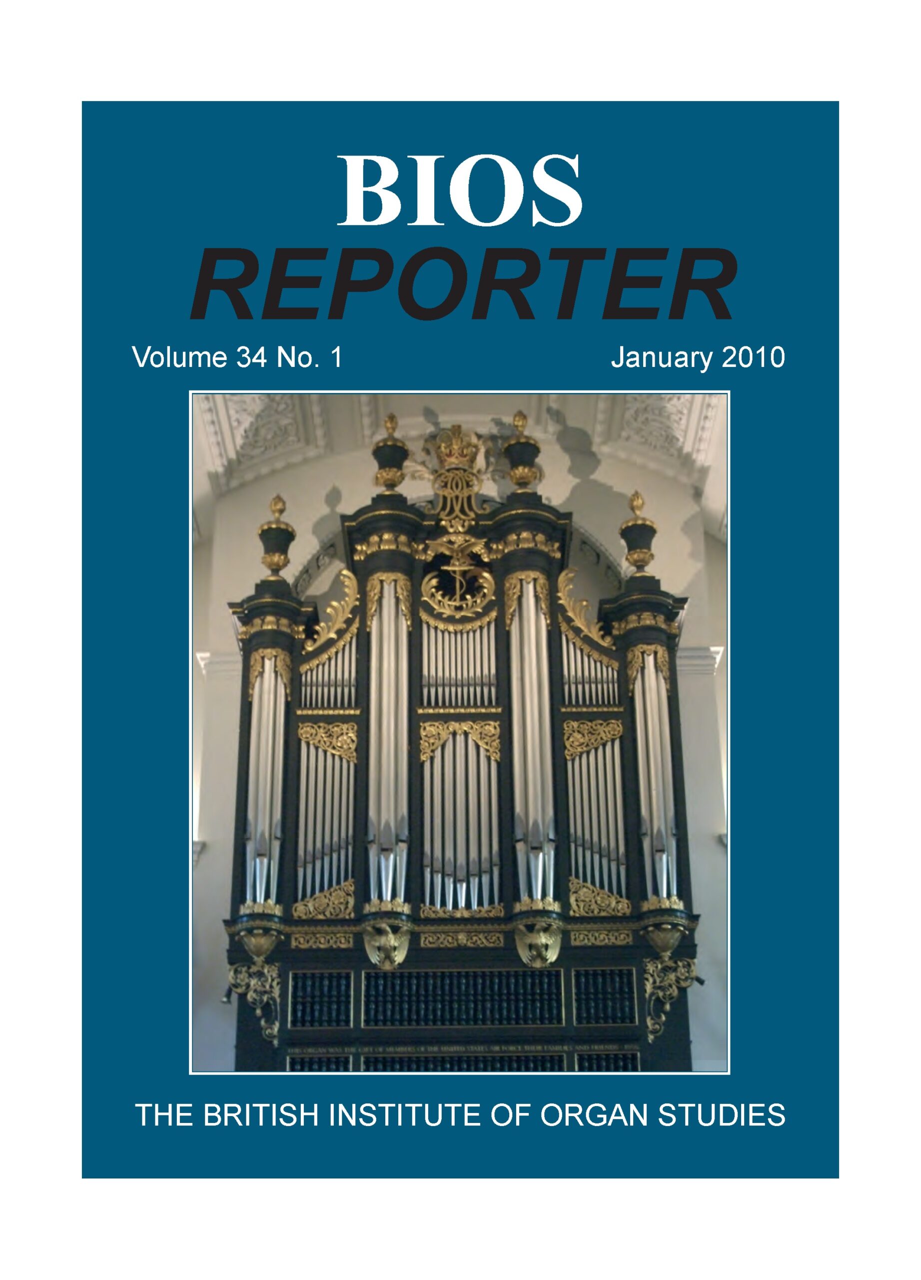 BIOS Reporter – Volume 34, No.1 – January 2010