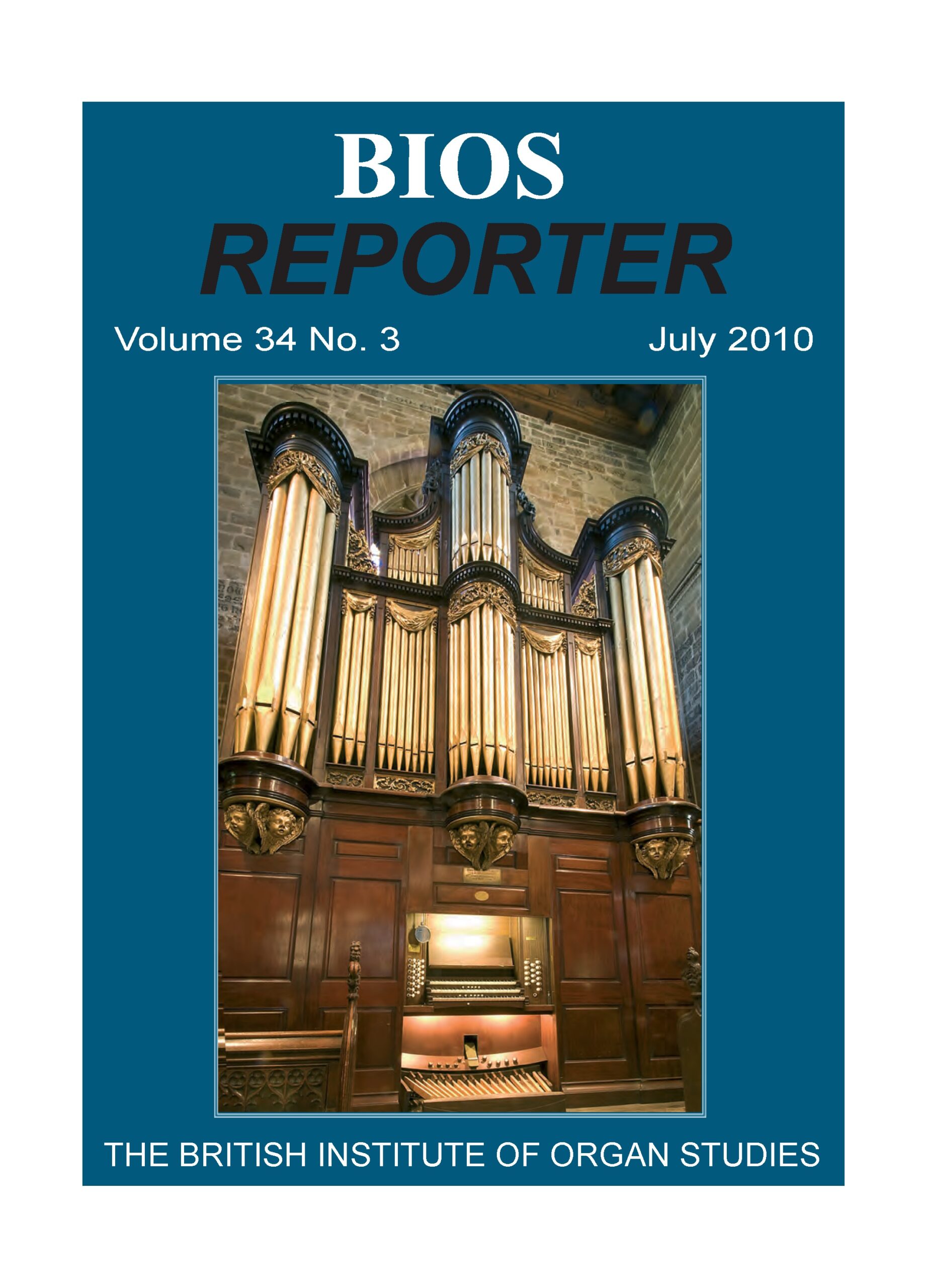 BIOS Reporter – Volume 34, No.3 – July 2010