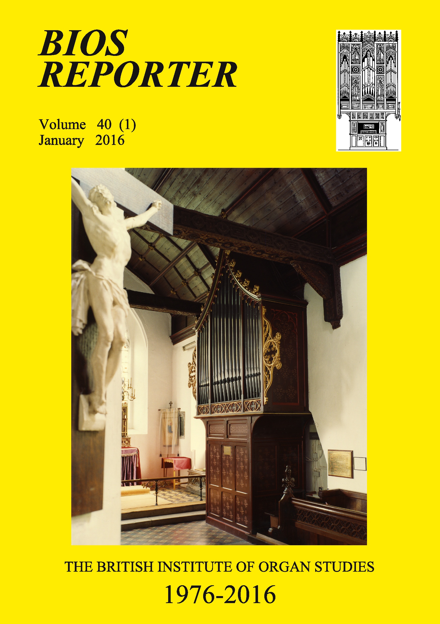BIOS Reporter – Volume 40, No.1 – January 2016