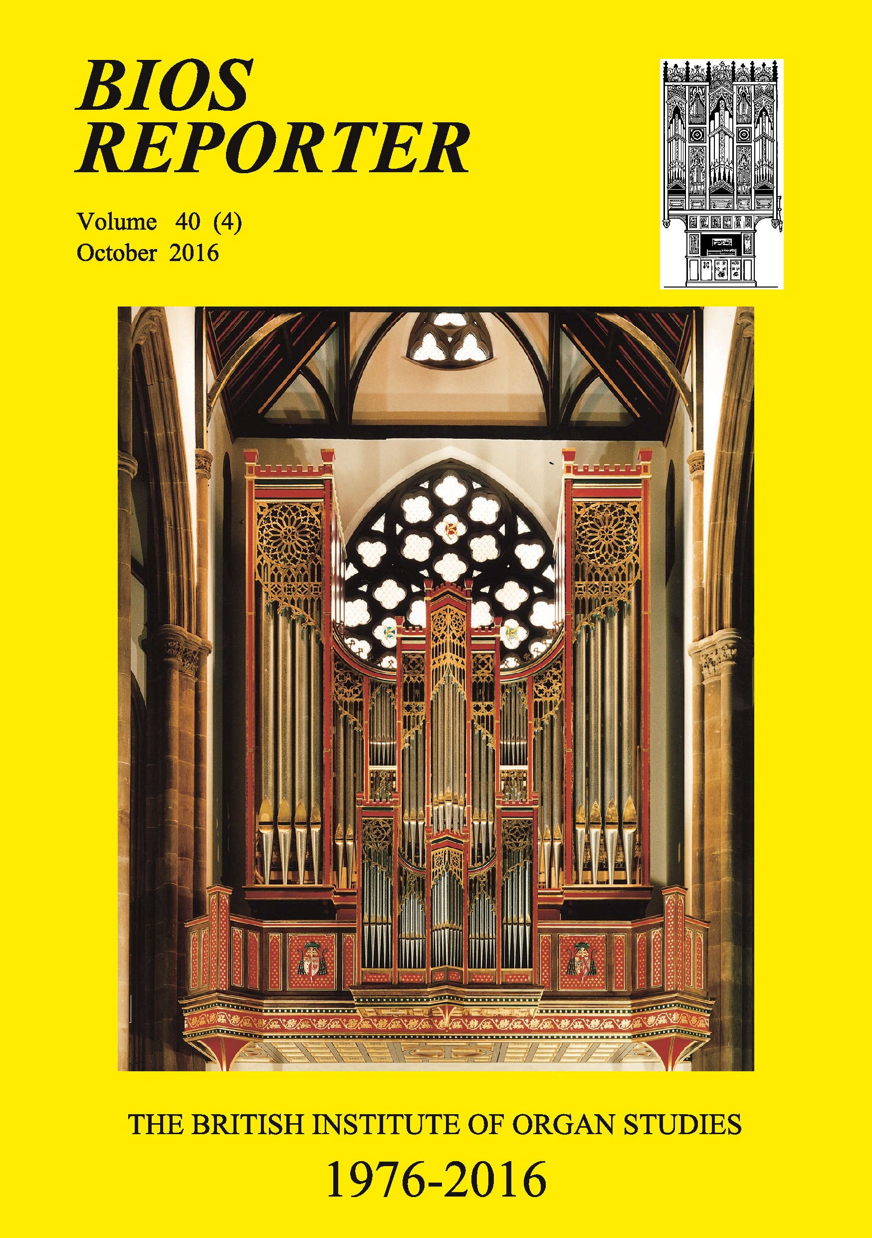BIOS Reporter – Volume 40, No.4 – October 2016