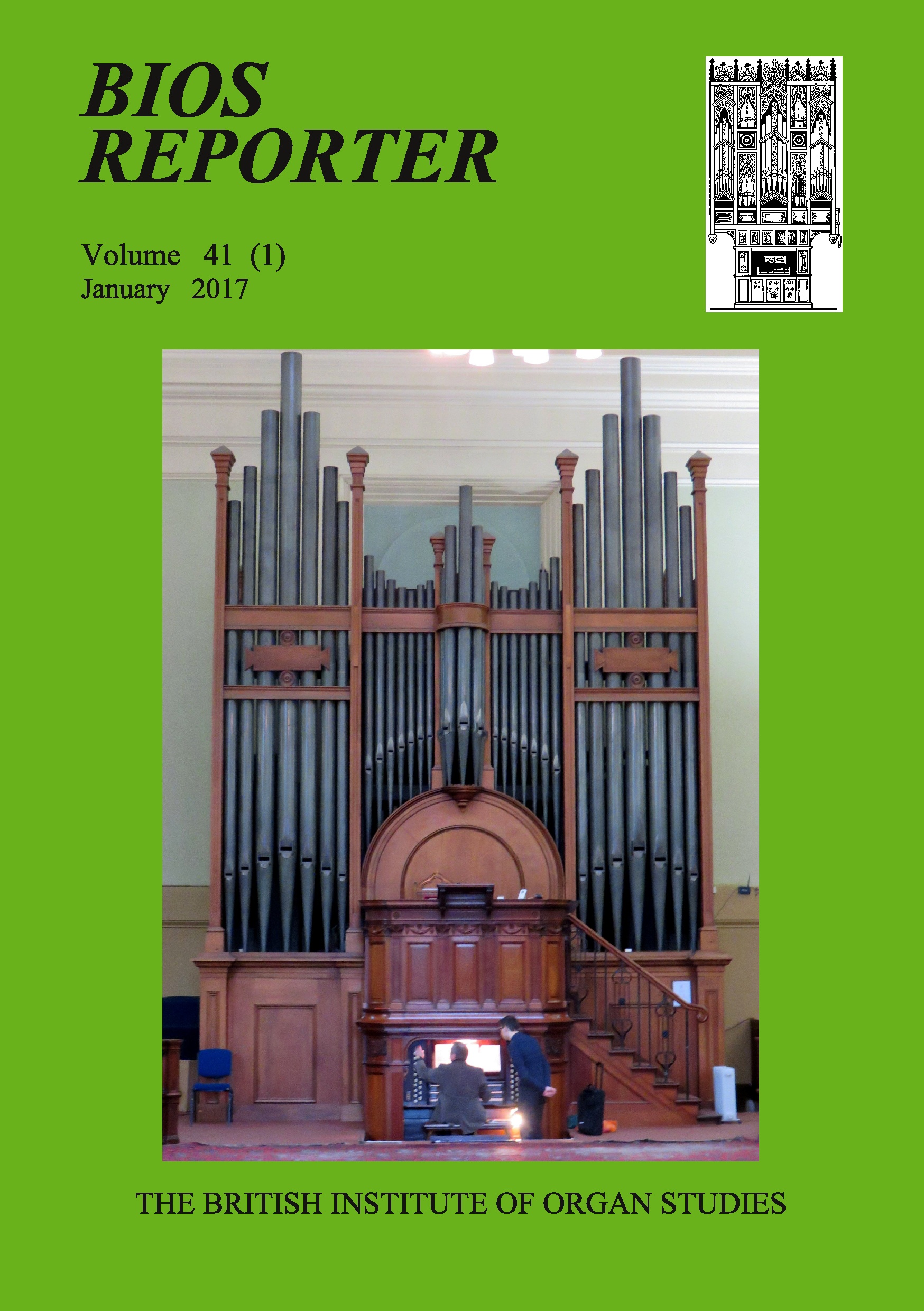 BIOS Reporter – Volume 41, No.1 – January 2017