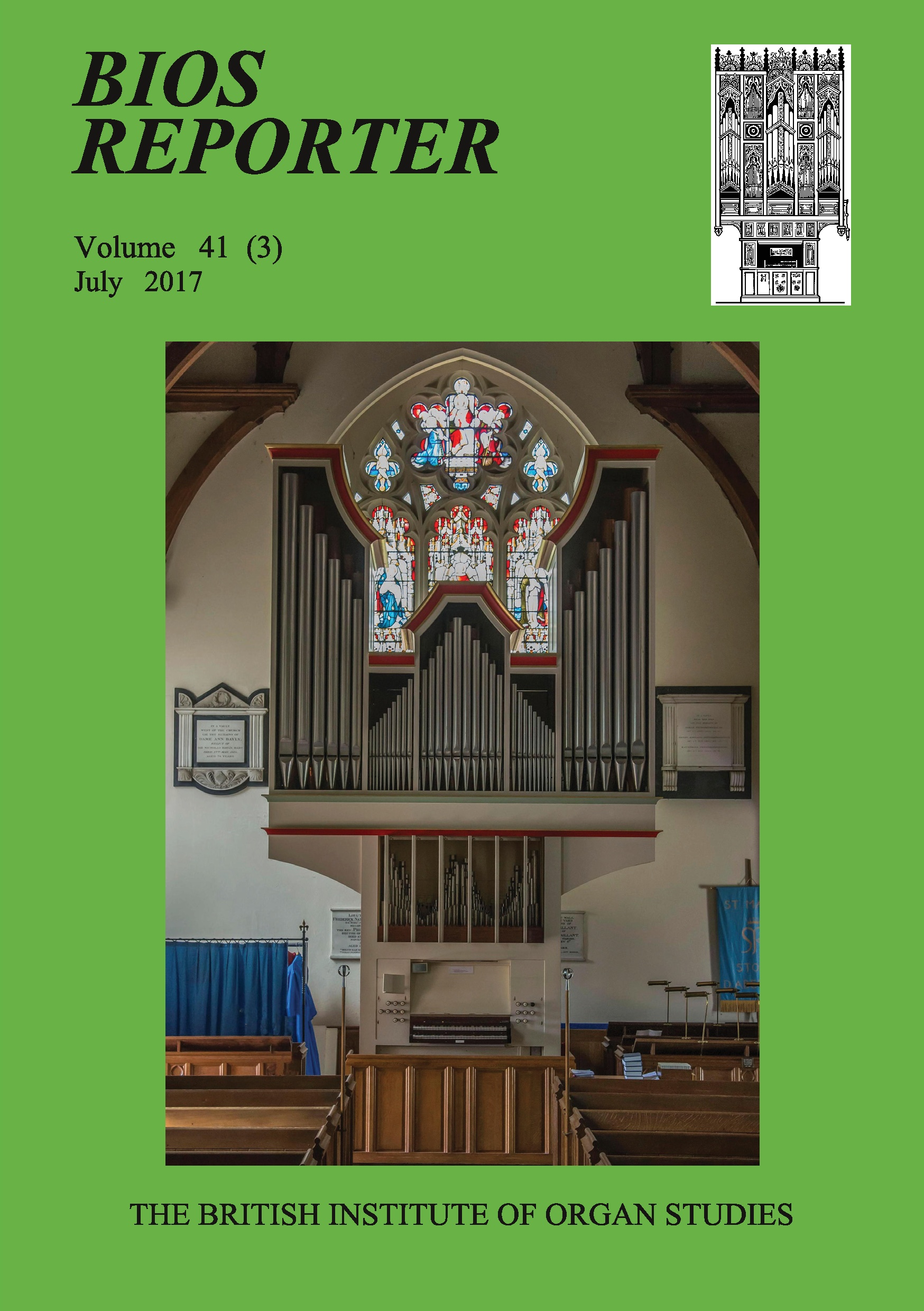 BIOS Reporter – Volume 41, No.3 – July 2017