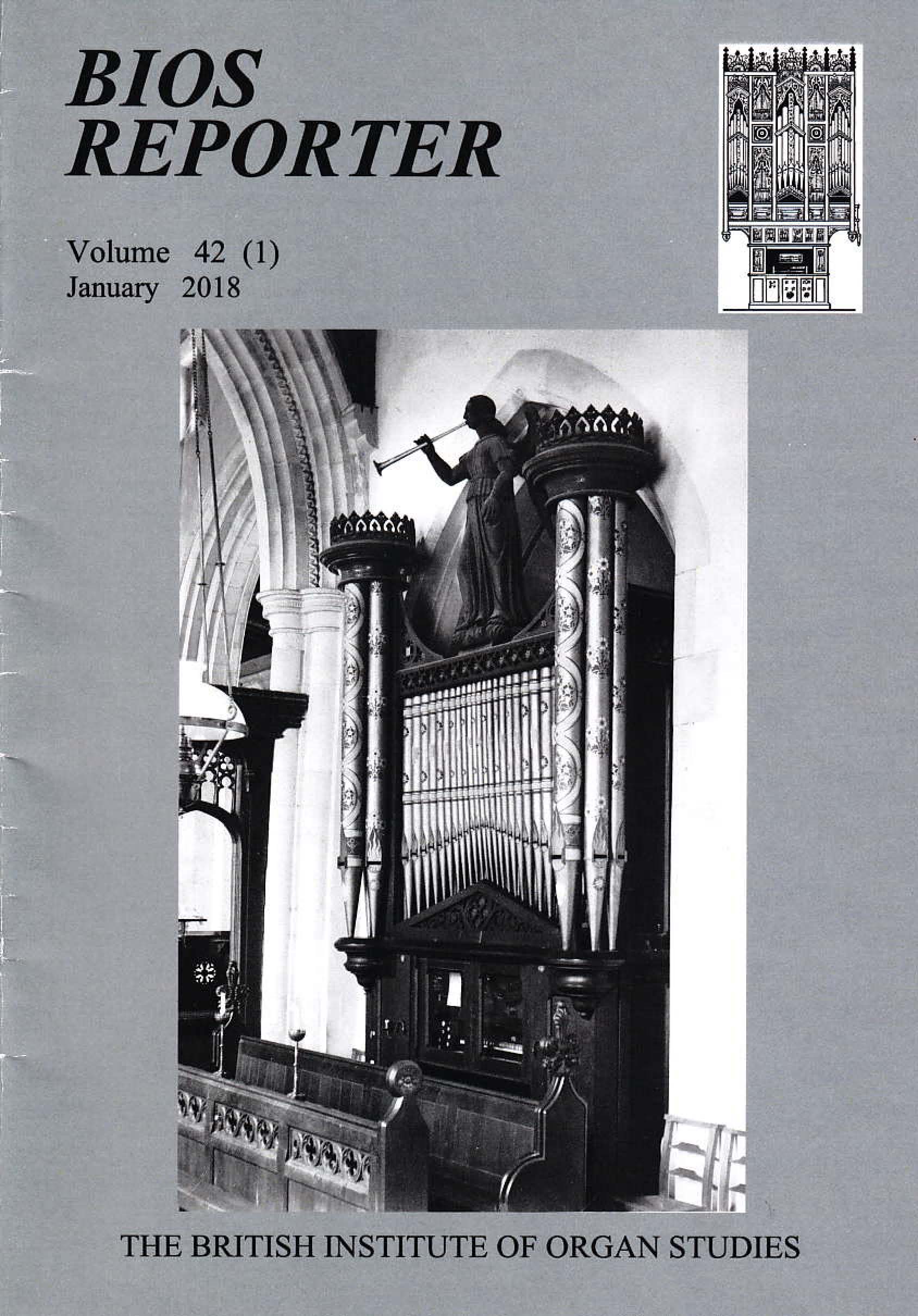 BIOS Reporter – Volume 42, No.1 – January 2018