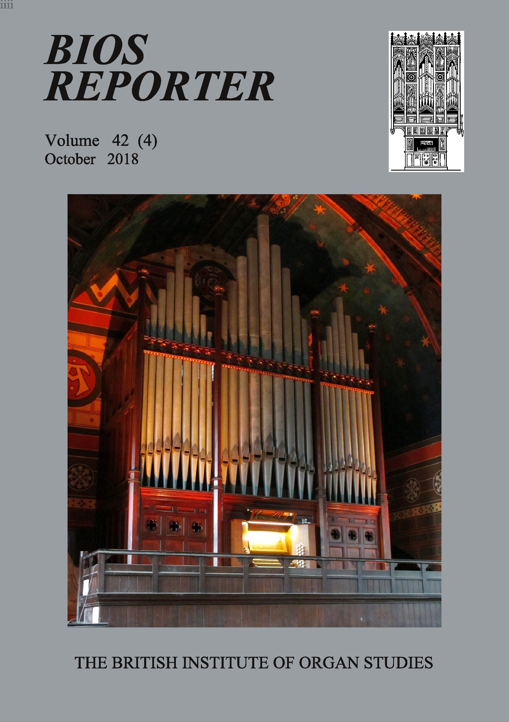 BIOS Reporter – Volume 42, No.4 – October 2018