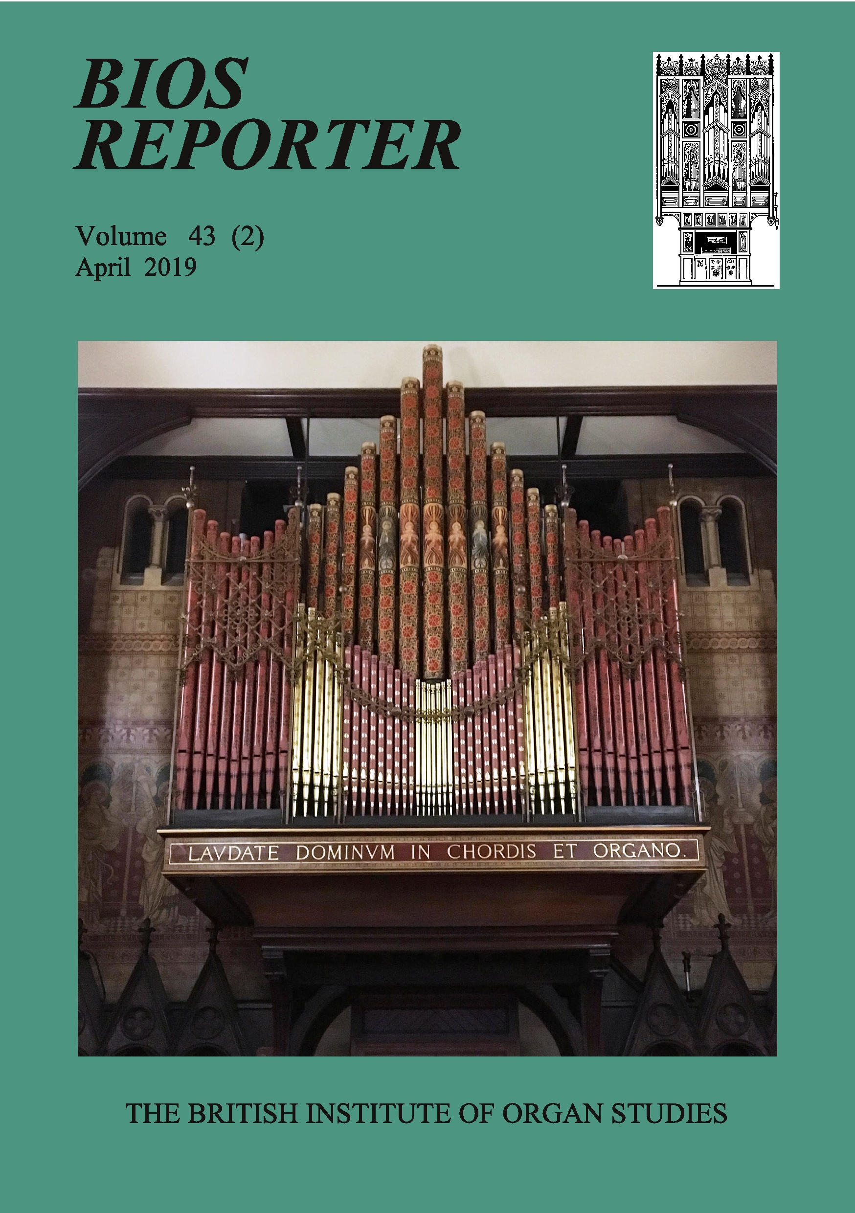 BIOS Reporter – Volume 43, No.2 – April 2019