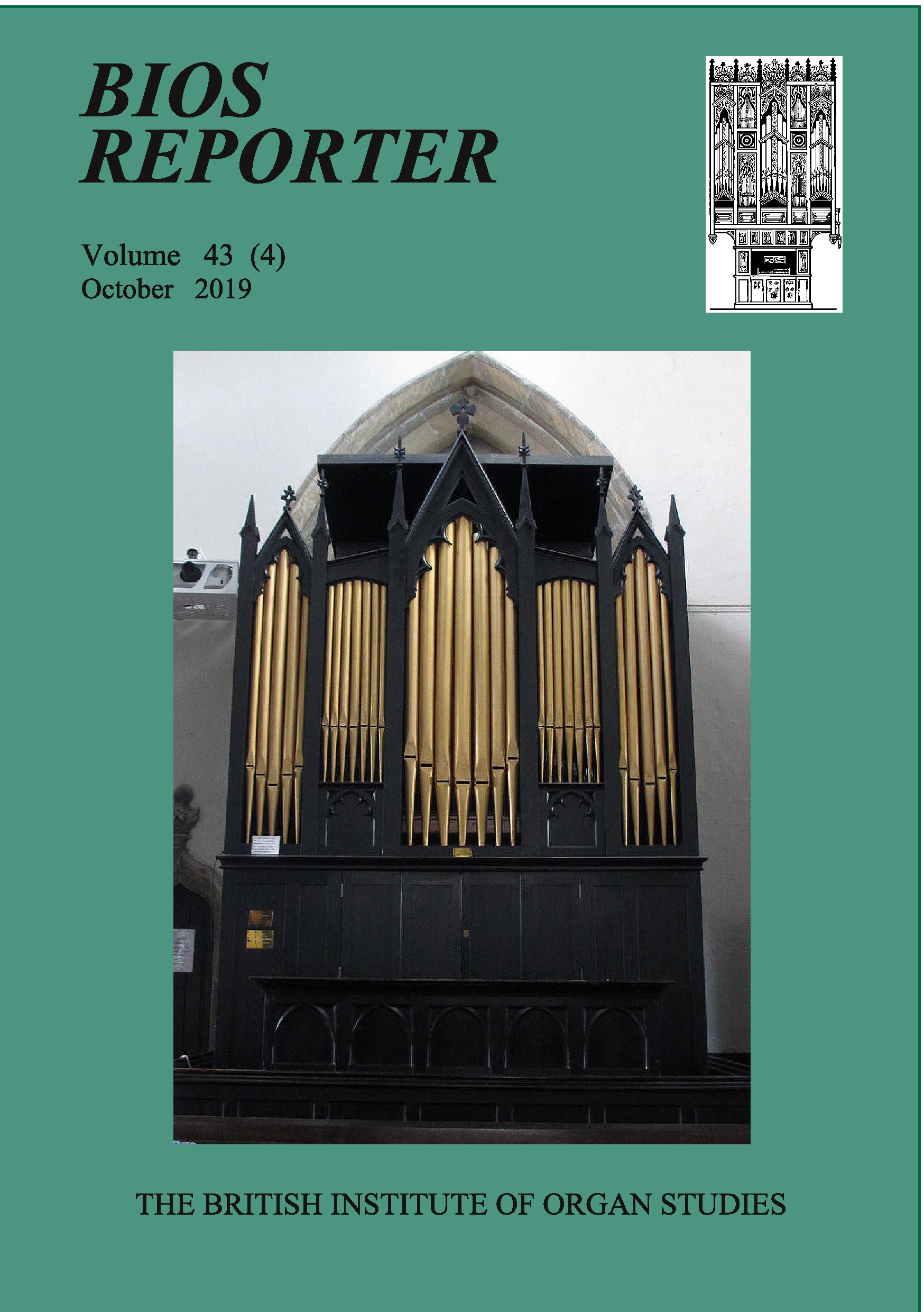 BIOS Reporter – Volume 43, No.4 – October 2019