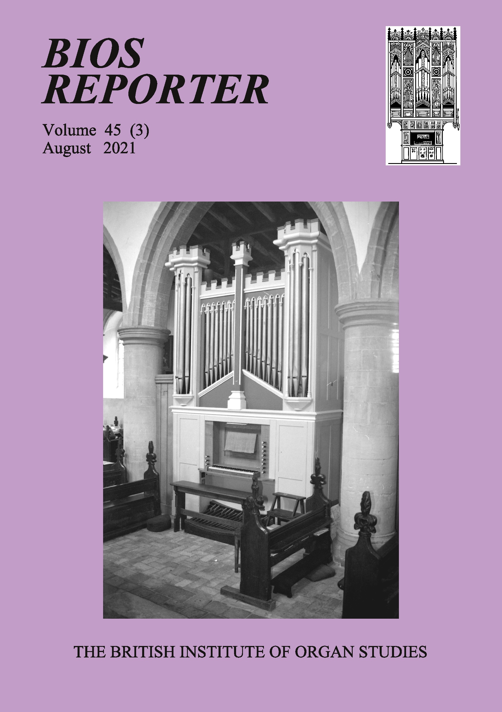 BIOS Reporter – Volume 45, No.3 – August 2021