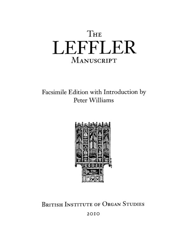 Leffler Manuscript Facsimile