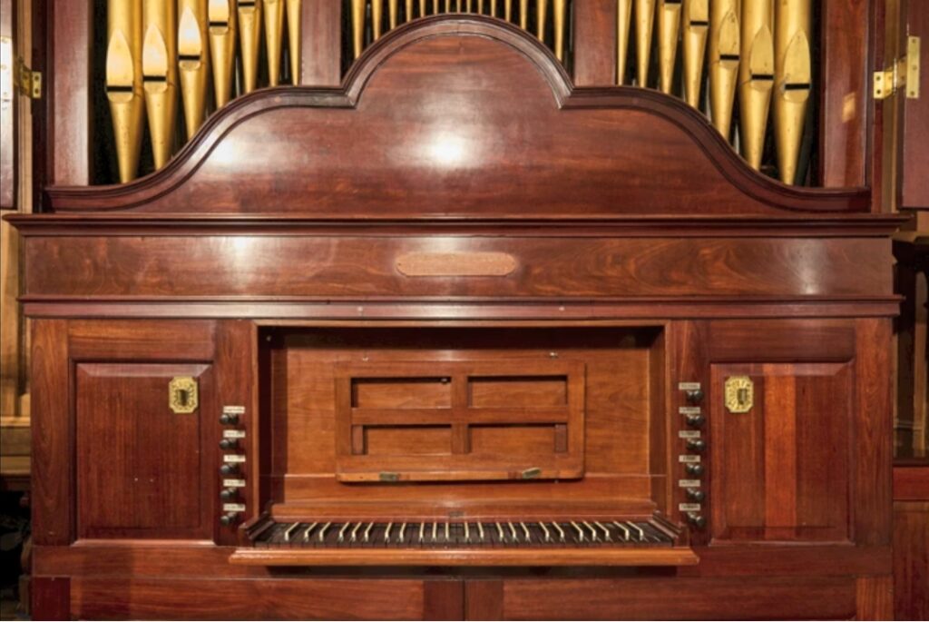 Snetzler organ at Clare College Cambridge