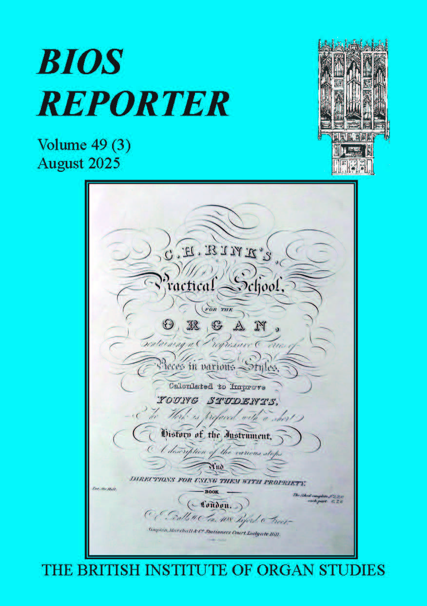 BIOS Reporter – Volume 49, No.3 – August 2025