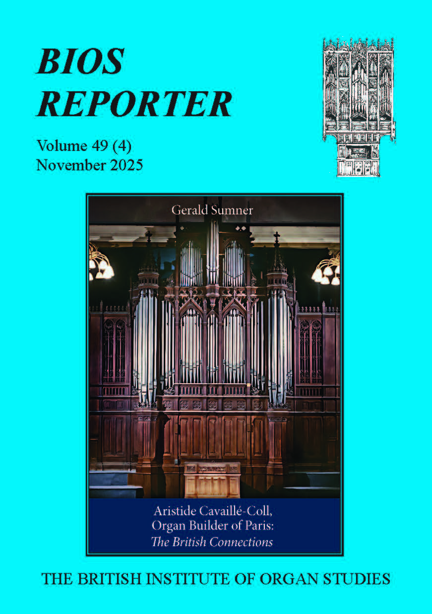 BIOS Reporter – Volume 49, No.4 – November 2025